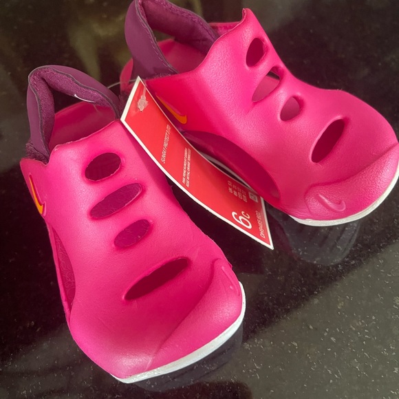 Nike Sunray Protect 3 (TD) Toddler's Sandals Pink Prime-Sangria-White Size 6c - Picture 10 of 15